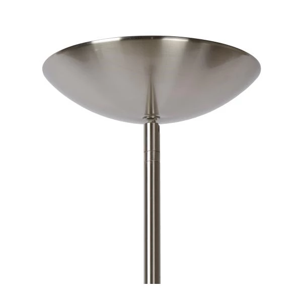 Lucide ZENITH - Floor reading lamp - LED Dim. - 3000K - Satin Chrome - detail 2